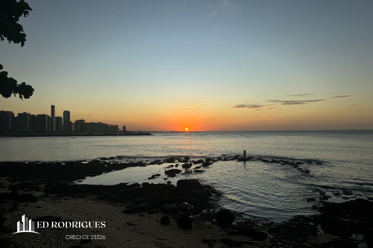 Pôr do sol na Beira Mar Fortaleza
