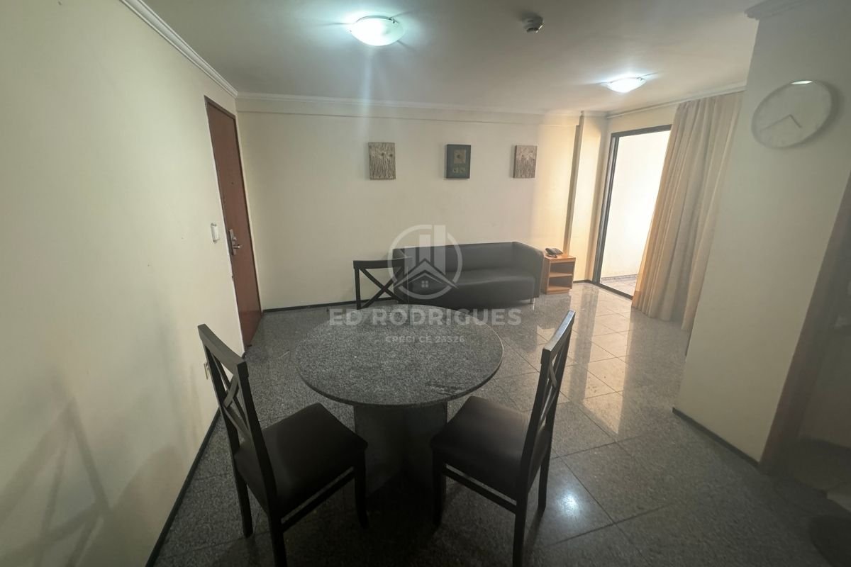 venda-flat-meireles-sala-integrada